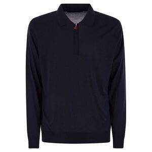 Kiton Men Wool Polo Shirt
